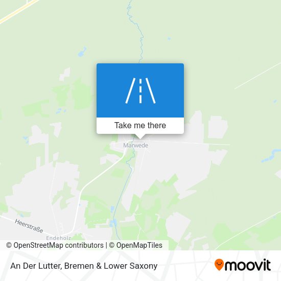 An Der Lutter map
