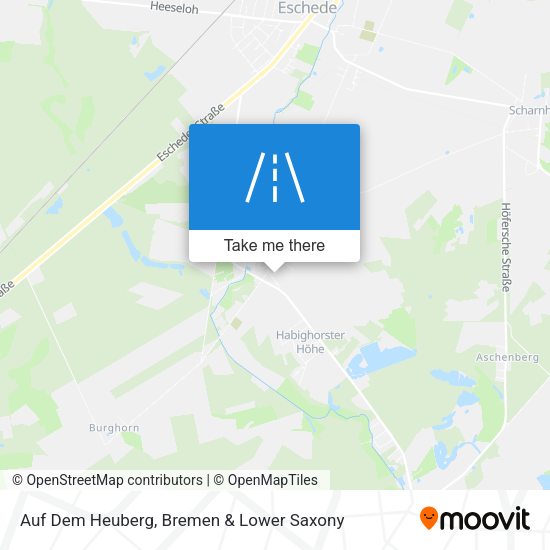 Auf Dem Heuberg map