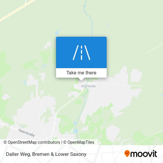 Daller Weg map