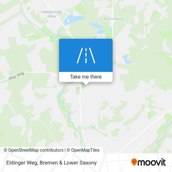 Eldinger Weg map