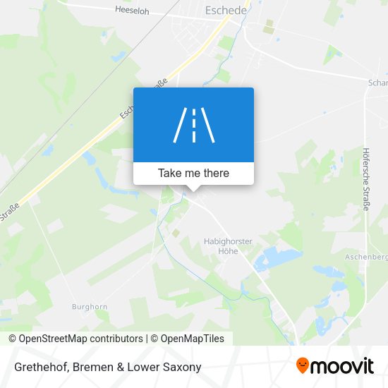 Grethehof map