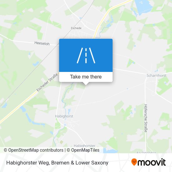 Habighorster Weg map