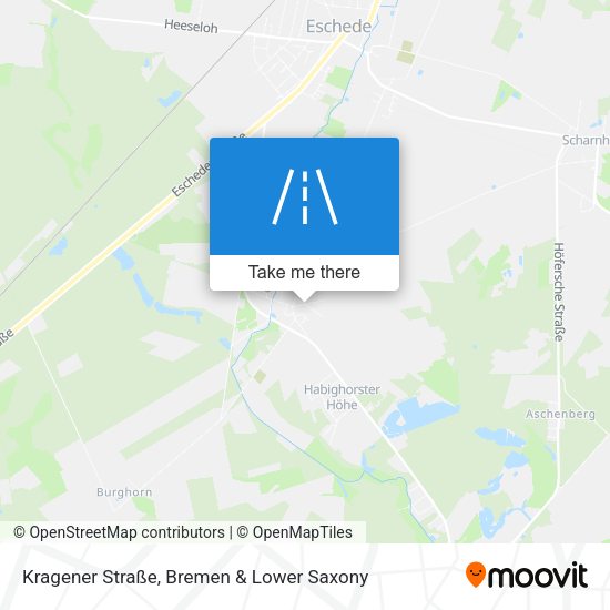Kragener Straße map