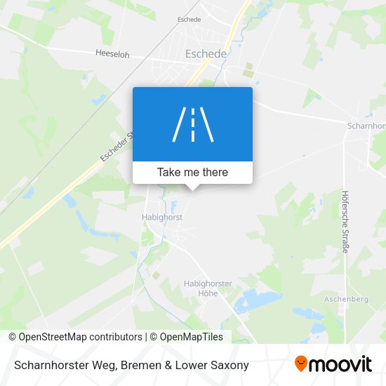 Scharnhorster Weg map