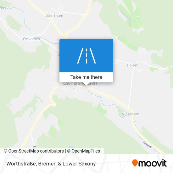 Worthstraße map