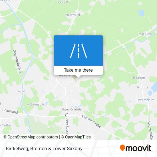 Barkelweg map