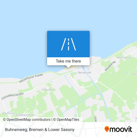Buhnenweg map