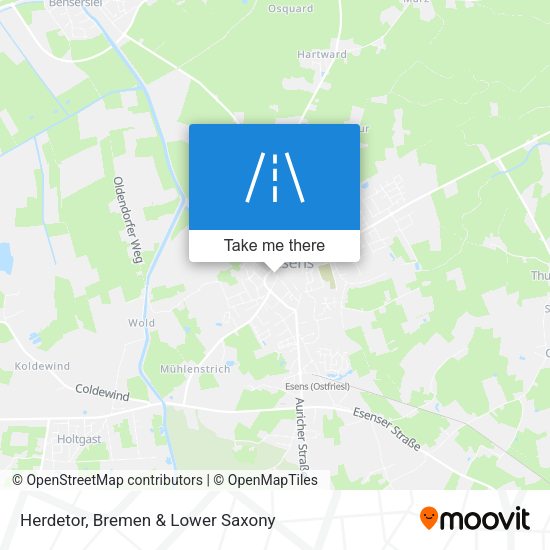 Herdetor map