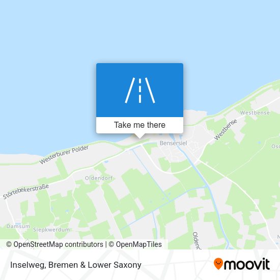 Inselweg map