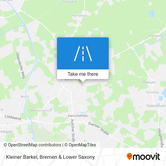Kleiner Barkel map