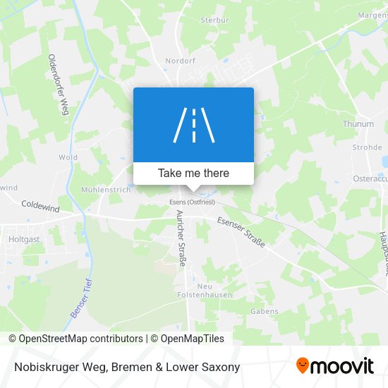 Nobiskruger Weg map