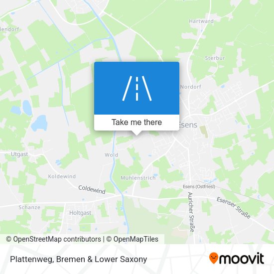 Plattenweg map