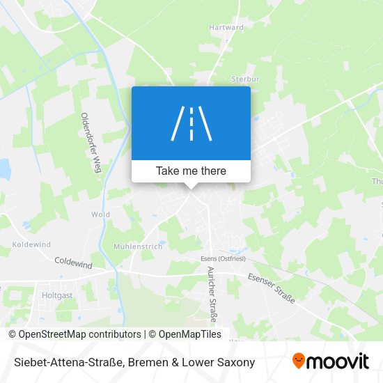 Siebet-Attena-Straße map