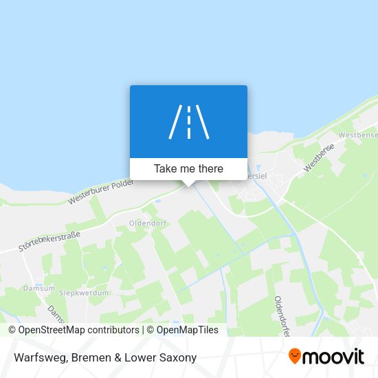 Warfsweg map