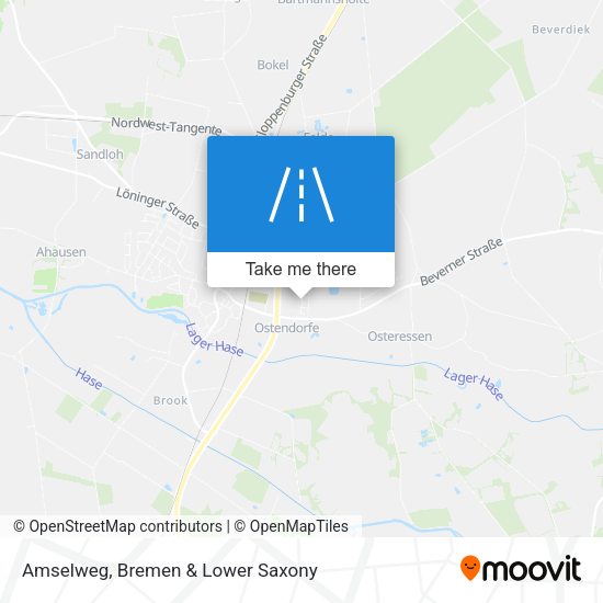 Amselweg map