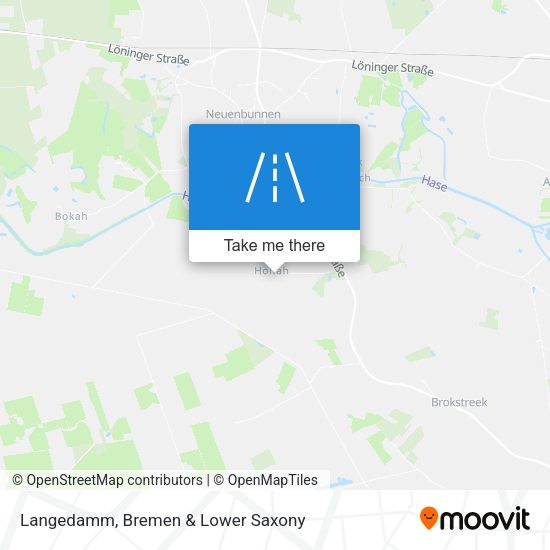 Langedamm map
