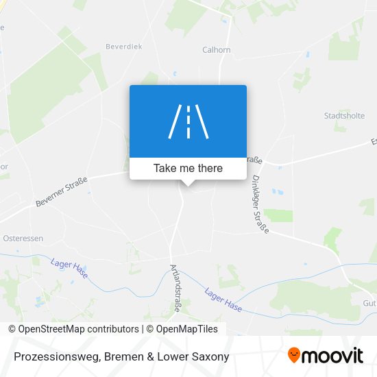 Prozessionsweg map