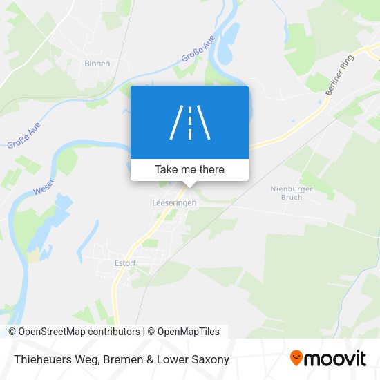 Thieheuers Weg map