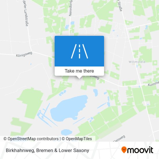 Birkhahnweg map