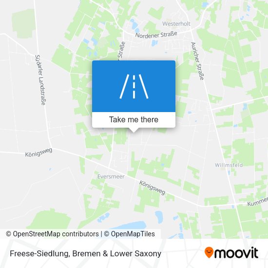 Freese-Siedlung map