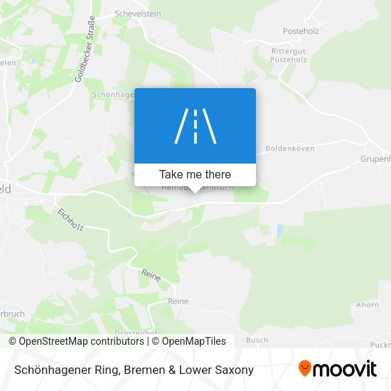 Schönhagener Ring map