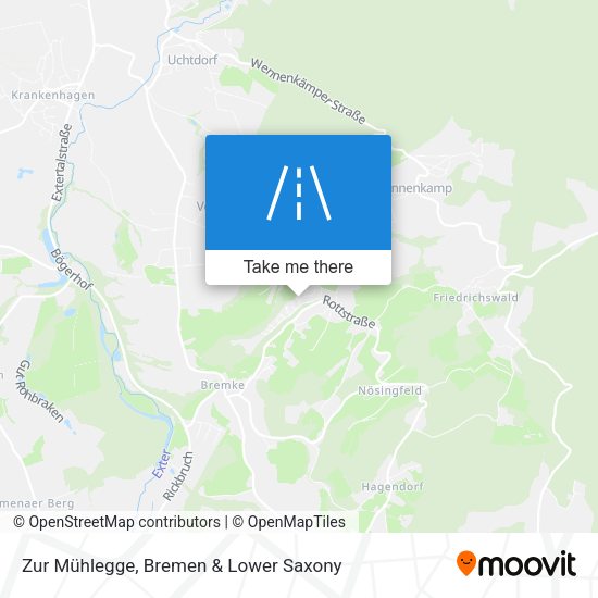 Zur Mühlegge map