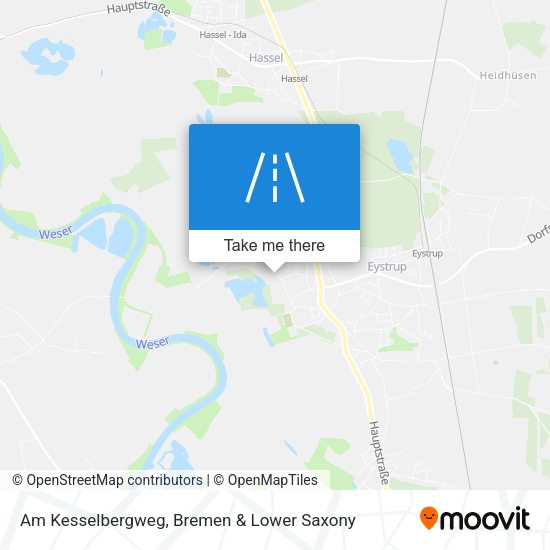 Am Kesselbergweg map