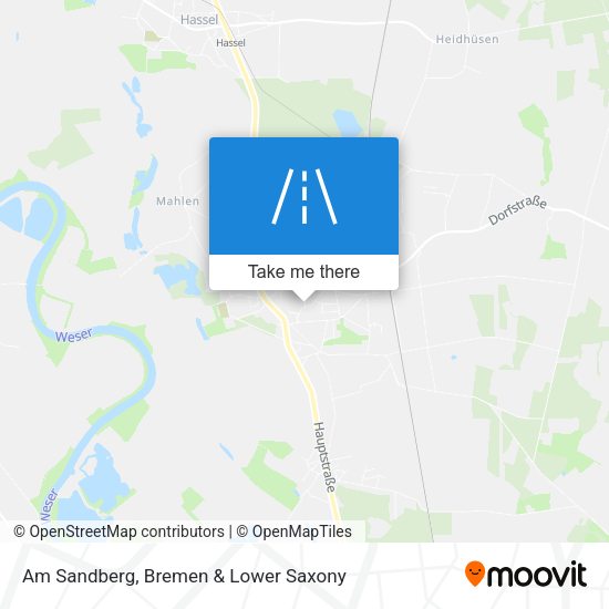 Am Sandberg map