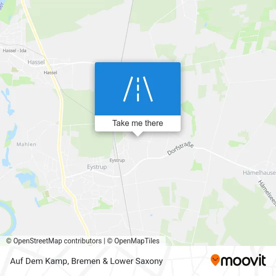 Карта Auf Dem Kamp