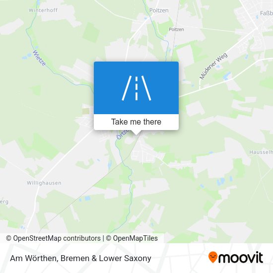Am Wörthen map