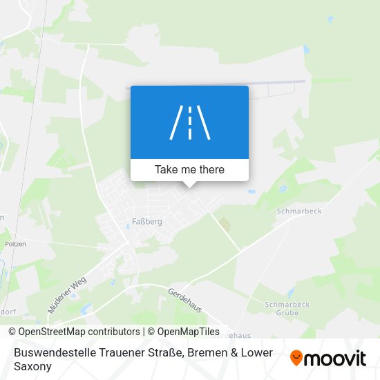 Buswendestelle Trauener Straße map