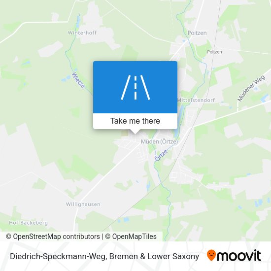 Diedrich-Speckmann-Weg map