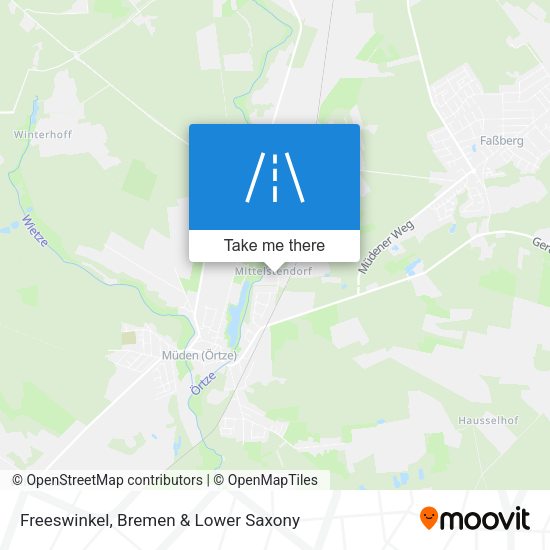 Freeswinkel map
