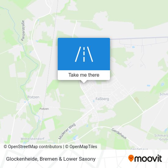 Glockenheide map