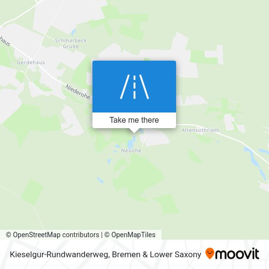 Kieselgur-Rundwanderweg map