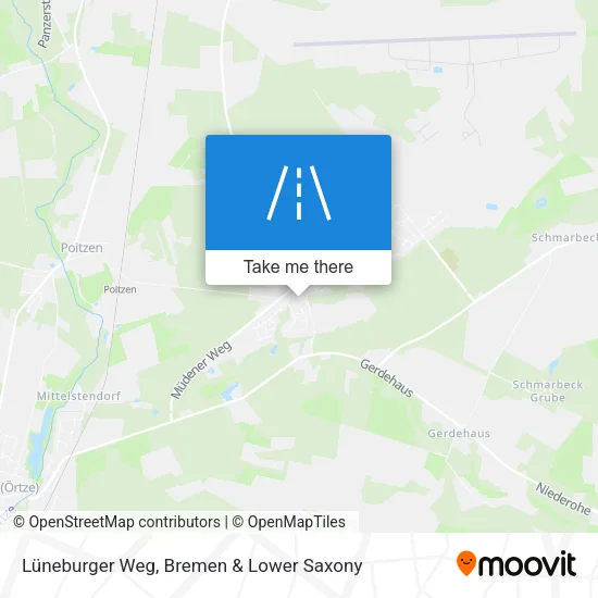 Карта Lüneburger Weg