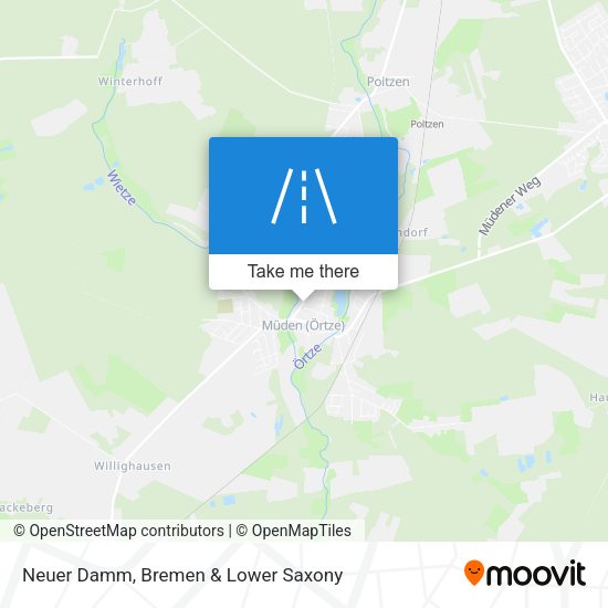 Neuer Damm map