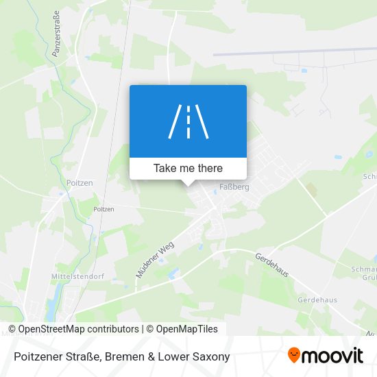Poitzener Straße map