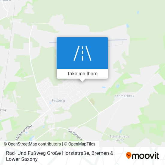 Rad- Und Fußweg Große Horststraße map