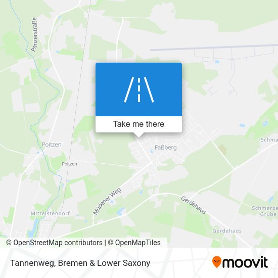 Tannenweg map