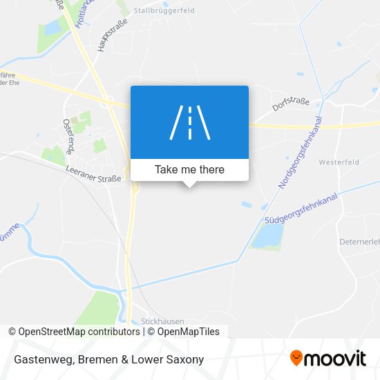 Gastenweg map