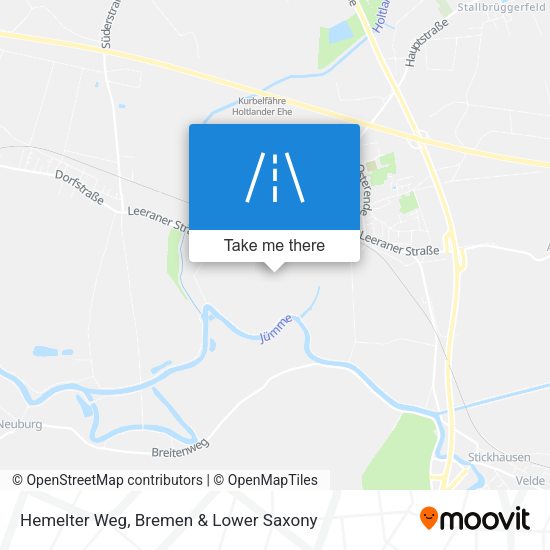 Hemelter Weg map