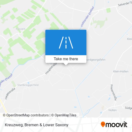 Kreuzweg map