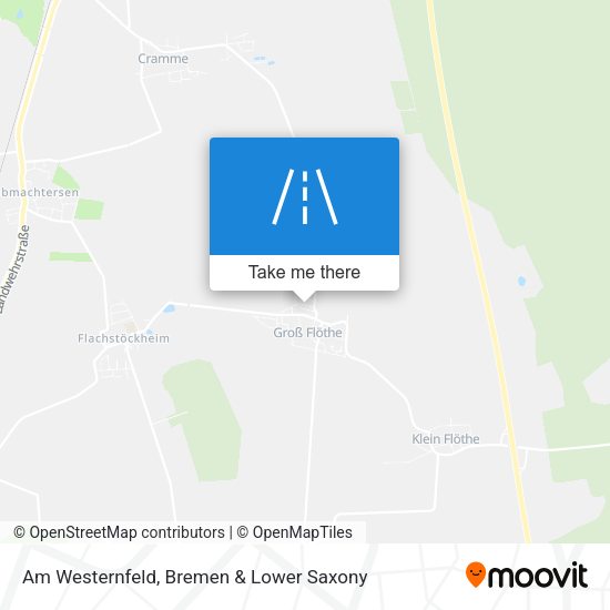 Am Westernfeld map