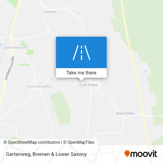 Gartenweg map