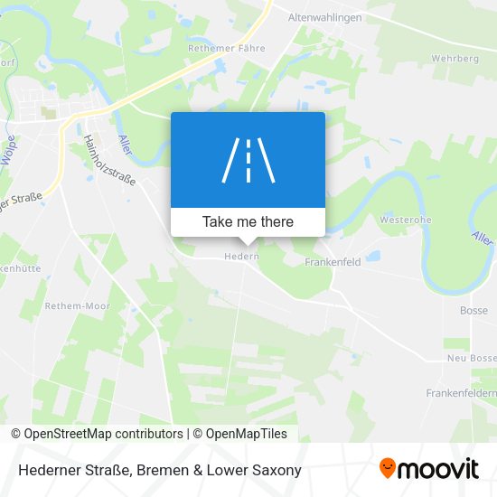 Hederner Straße map