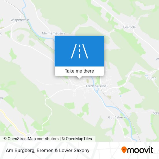 Am Burgberg map