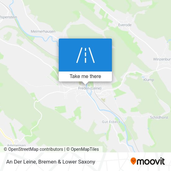 An Der Leine map