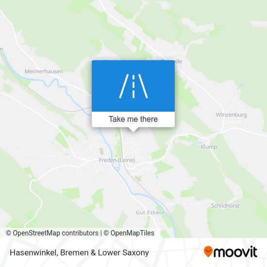 Hasenwinkel map