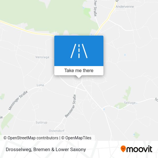 Drosselweg map